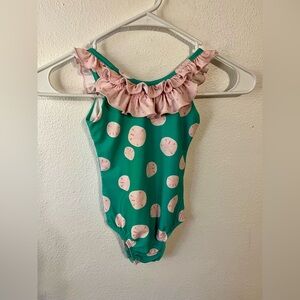 SWEETHONEY Sand Dollar Girls One Piece Swimsuit Size 4T